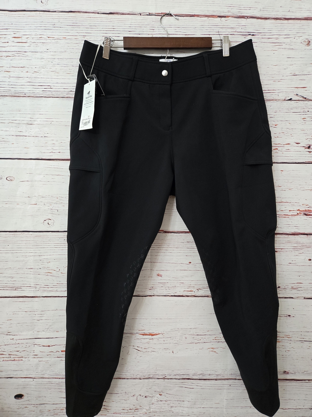 NWT Hadley by SmartPak Full Seat Riding Breeches Black 36R